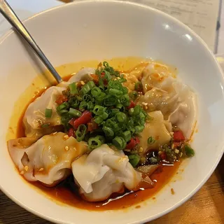 Holy Spicy Shrimp Wontons