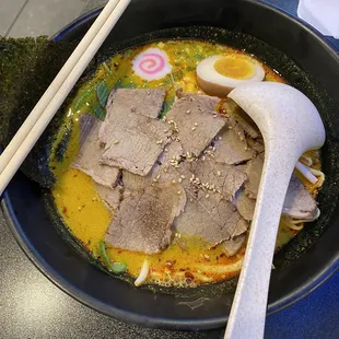 Curry Ramen. Spicy!!