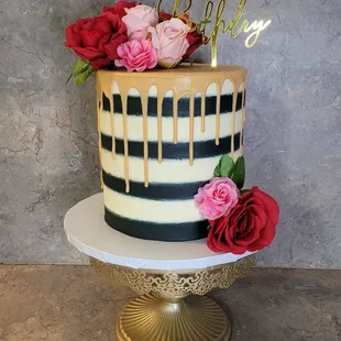 Black and White cake