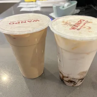 Red Bean Jelly Milk 紅豆粉粿鮮奶