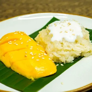 a plate of food on a table