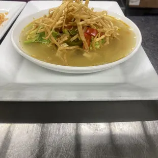 Tortilla chicken soup