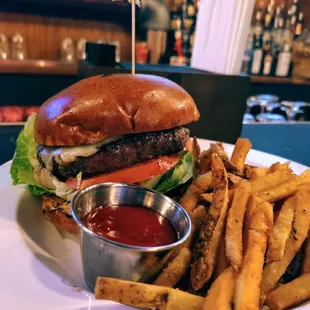 Cheddar Cheeseburger Medium Rare