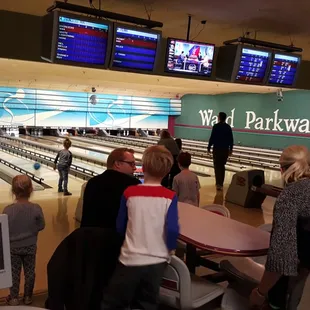 Bowling during the holidays