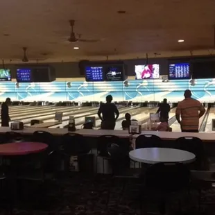 Packed on a Saturday night