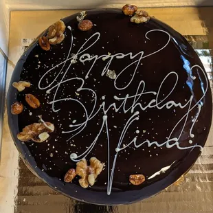 The birthday cake I ordered.