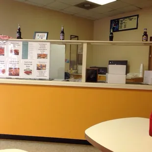 The food and the price are good, but it&apos;s a small sitting area. They do have take out.
