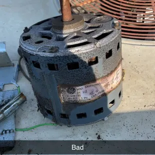 Non operational motor