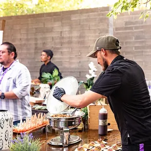 Catering available at our private venue