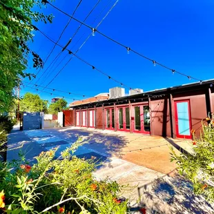 Our outdoor patio space is 420 friendly for corporate or social event rental