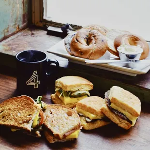 bagels, bagel, food