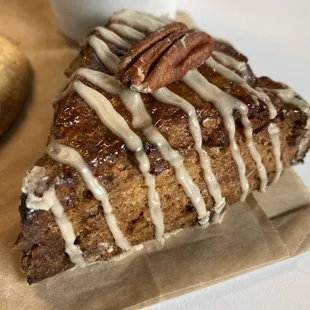 Maple pecan scone