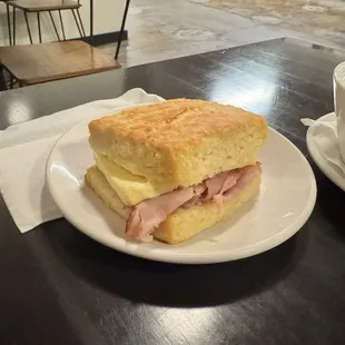 Ham and Swiss Sandwich