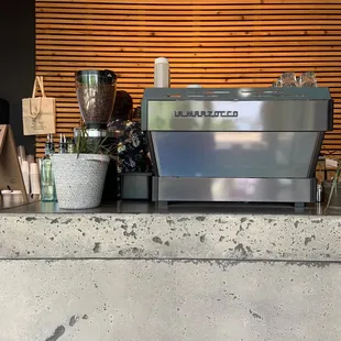 Counter front, interior