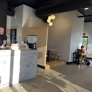 interior, sushi and sashimi