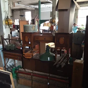 Interior of the architectural salvage store part 4