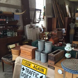 Interior of the architectural salvage store part 2