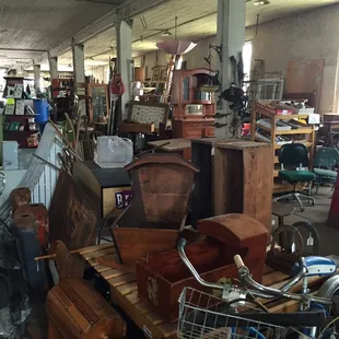 Interior of the architectural salvage store part 3