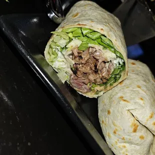 Steak cesaer wrap