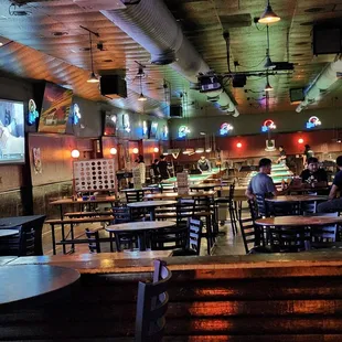 the interior of a restaurant