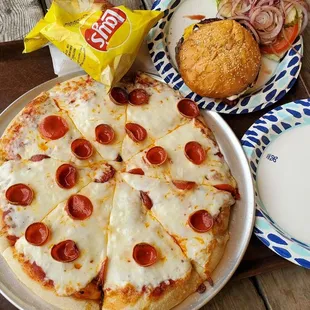pizza, food