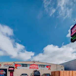 the outside of the building