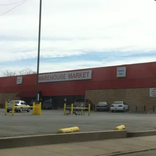 cars parked in front of the building