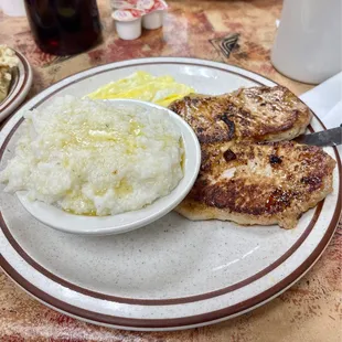 a plate of food on a table