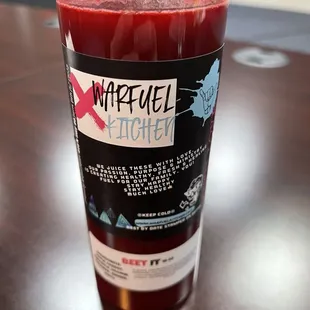 Beet juice. Delicious!