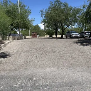 Back Parking Lot, park here