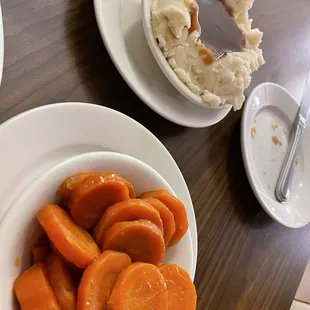 Carrots and mash