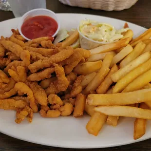 Clam strips dinner