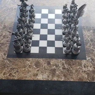 Age of Sigmar figurine chess set