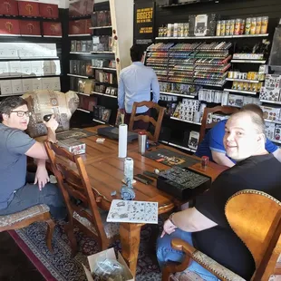 Gathering area for painting/building models