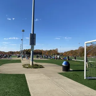 Many fields for lacrosse and soccer. Easy to get parking. Restrooms are decently clean.