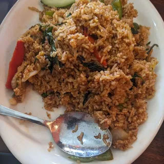Spicy Fried Rice (Thai Basil Fried Rice)