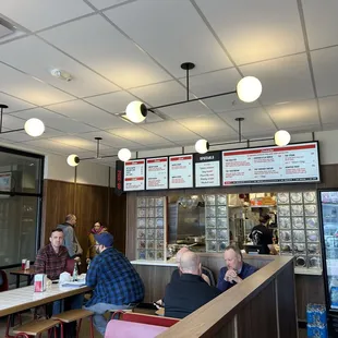 customers in a restaurant