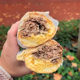 Wario&apos;s Way Steak Sandwich (Instagram: foodwithbros