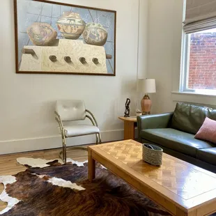 Living space in room