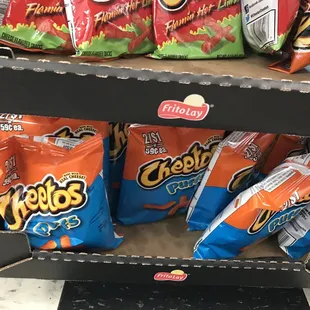 a display of chips