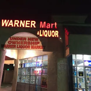 the front of the store