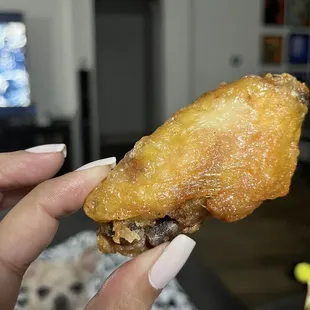 Bland Garlic Parm wings