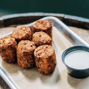 Tater kegs. The only food  I like here