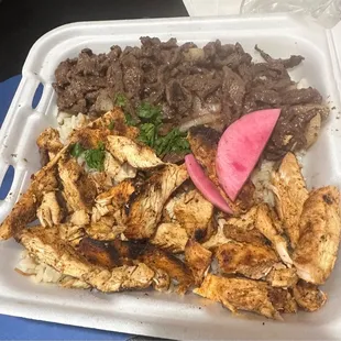 Mixed Shawarma Plate