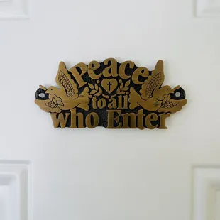 Peace theme throughout