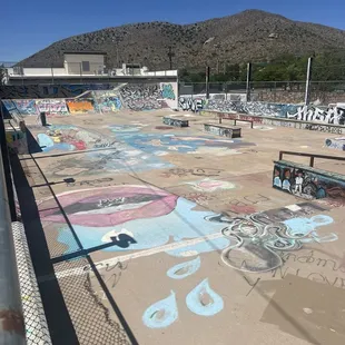 Skate park out the window