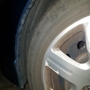 Drivers side before they fixed the passenger side