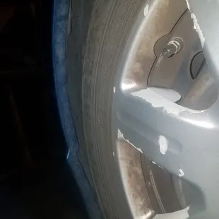 Drivers side after they &quot;fixed&quot; the passenger side