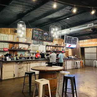 Bar area