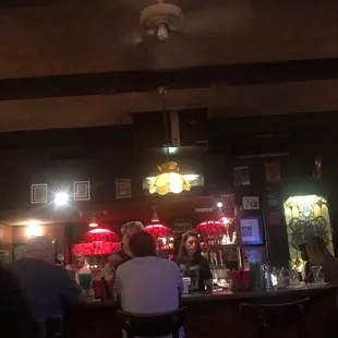 people sitting at the bar